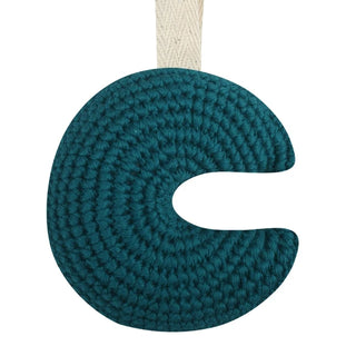 teal-crochet-cotton-moon-baby-pacifier-dummy-clip-pendant-teether-natural-safe-baby-toy-rattle-nursery-decor