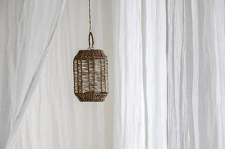 Natural linen curtains for modern, minimalist and coastal interiors.