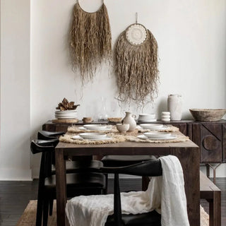 Natural home decor and accessories for rustic, minimalist, coastal and boho interiors.