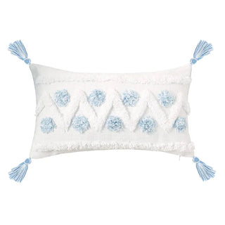 Aryn Tufted Cushion Cover / White 30x50cm