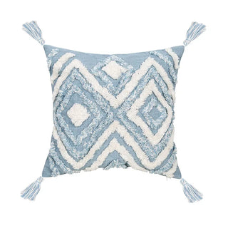 Aryn Tufted Cushion Cover / Blue 45x45cm