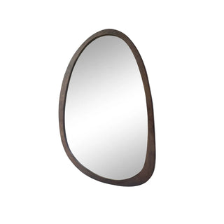 Abstract Wooden Wall Mirror