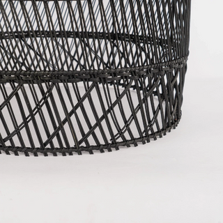 Mawar handwoven black rattan pendant lampshades – natural boho ceiling lights perfect for coastal, modern, Scandinavian, and rustic home decor. These eco-friendly hanging lamps add warmth and texture to living spaces, dining rooms, or bedrooms. Ideal for creating a cozy and stylish ambiance.