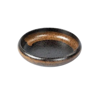 Endano artisanal coupe salad plate, handcrafted porcelain, perfect for soup, noodle bowls, and pasta dishes. This round, elegant plate is ideal for serving steak, salads, and a variety of meals with a unique, high-quality design. The artisanal craftsmanship makes it a standout piece for any dining occasion