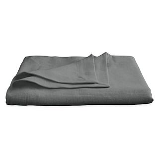 Dark Grey Handmade Stone-Washed Linen Table Cloth, Natural Linen Tableware, Elegant Home Décor for Dining Table - Perfect for Adding a Touch of Rustic Charm to Your Home