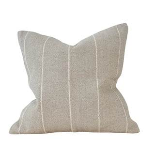 Striped Cotton Cushion Cover / Grey 45x45cm