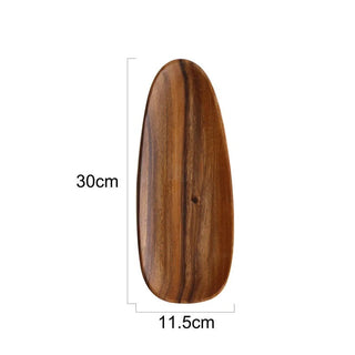 Oval wooden serving platter, Arkaim Home