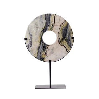 Sculptural marble decorative piece for modern interiors