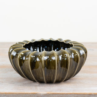 Sculptural ceramic planter for coffee table, console or shelf styling