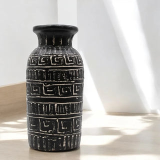 Lombok Straight Vase / Black