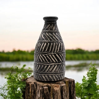 Lombok Taper Vase / Black