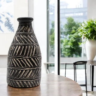Lombok Taper Vase / Black