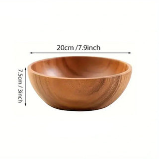 Large wooden serving bowl for salads, fruit and snacks, Arkaim Home