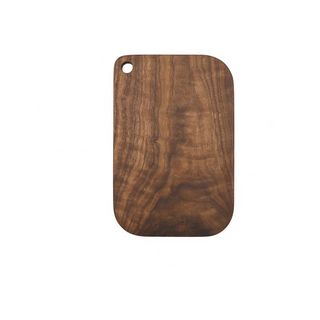 Rectangular black walnut wood cutting board with rich dark grain, Arkaim Home