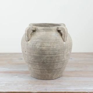 Urn-shaped terracotta vases for styling in modern, minimalist ad rustic interiors.