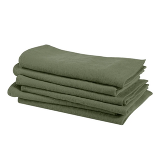 Sage Linen Napkins for Kitchen and Bathroom Use, Elegant Drape and Natural Charm, Perfect for Dining Table and Home Décor – Soft, Durable, and Stylish Linen Tableware