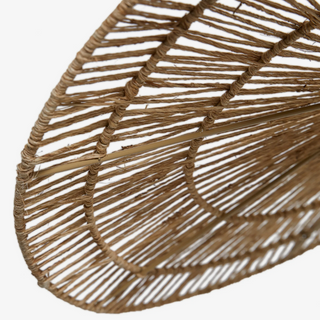 Utama Single-Tier Handwoven Jute Pendant Light – creative ceiling light crafted with intricate artistry. This Wabi-Sabi-inspired hanging lamp adds natural elegance to bedrooms, kitchen islands, dining areas, or coffee tables. Perfect for boho, Scandi, and eco-friendly home décor.