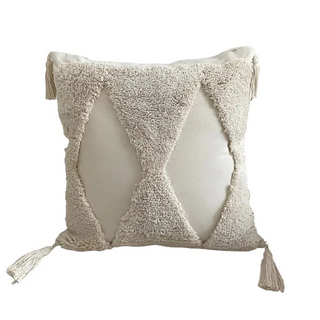Cotton-Tufted-Cushion-Cover-Tasselled-Boho-Coastal-Nordic-Decorative-Throw-Pillows-Natural-Home-Decor