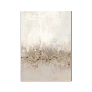 Abstract neutral-toned canvas print featuring soft, earthy textures and a horizon-inspired design — perfect for modern minimalist and organic home interiors.