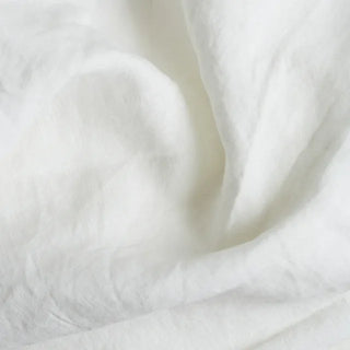 White linen duvet cover — breathable natural linen bedding, textured and soft, ideal for year-round comfort. Available in multiple colours and sizes at Arkaim Home. Perfect for modern, boho, Scandinavian, and wabi-sabi bedroom styles.