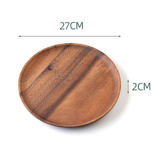 Wooden Dinner Plates + Bowls