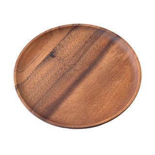 Natural wood plates for snacks, meals and everyday use
