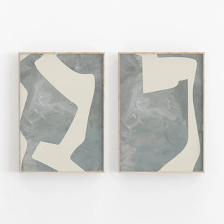 Abstract Geometric Canvas Print Set