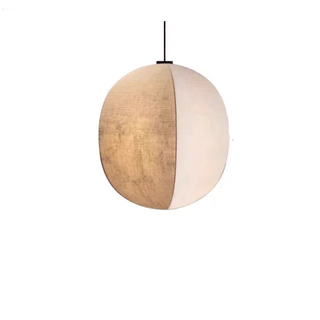 wabi-sabi-linen-fabric-pendant-lights-bedroom-living room-ceiling-lights-nordic-style-pendant-natural-homeware-natural-wabi-sabi-zen-home-decor