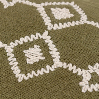 Tala Tasselled Cushion Cover / Olive 30x50cm